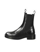 Gant Ghete Chelsea de piele cu logo - Negru