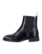 Gant Ghete Chelsea din piele cu detaliu logo Fayy - Negru