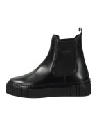 Gant Ghete Chelsea din piele cu segmente din material textil Snowmont - Negru