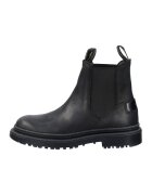 Gant Ghete Chelsea din piele nabuc Timbly - Negru