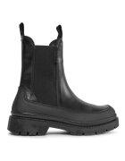 Gant Ghete dama 303175894 - Piele naturala - Negru - Negru