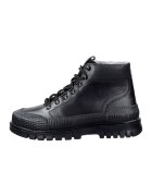 Gant Ghete din piele cu model uni Nebrada - Negru