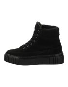 Gant Ghete din piele intoarsa fara inchidere - Negru
