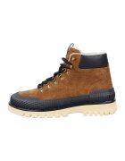 Gant Ghete din piele intoarsa Nebrada - Gri carbune/Caramel