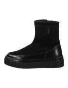 Gant Ghete din piele si piele intoarsa cu captuseala din lana - Negru