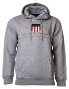 Gant Hanorac cu broderie logo Archive Shield - Gri