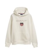 Gant Hanorac cu logo brodat - Ecru