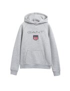Gant Hanorac cu logo brodat - Gri
