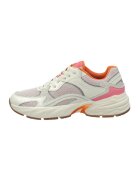 Gant Pantofi sport cu insertii de piele - Alb fildes/Roz