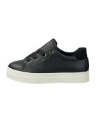 Gant Pantofi sport de piele si piele intoarsa - Negru