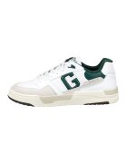 Gant Pantofi sport din piele cu garnituri din piele intoarsa Brookpal - Alb optic/Verde aquamarin/Bej deschis
