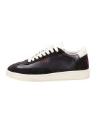Gant Pantofi sport din piele cu garnituri din piele intoarsa Prepus - Rosu/Maro inchis/Negru