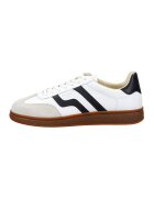 Gant Pantofi sport low cut din piele Cuzmo - Alb/Negru/Bej deschis