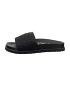 Gant Papuci de piele cu garnituri cusute Mardale - Negru