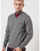 Gant Pulover cu decolteu in V Classic - Gri