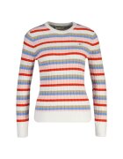 Gant Pulover din amestec de bumbac cu model in dungi - Multicolor
