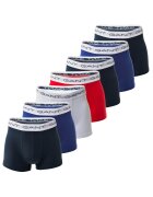Gant Set de boxeri cu banda logo in talie - 7 perechi - Multicolor