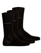 Gant Set de sosete lungi cu detaliu logo - 3 perechi - Negru