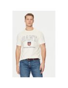 Gant Tricou barbati - 305179074 - Bumbac - Bej - Bej