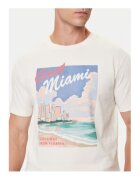 Gant Tricou barbati - ecru - bumbac