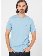 Gant Tricou din bumbac Shield - Albastru deschis