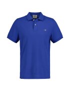 Gant Tricou polo din bumbac pique Shield - Albastru