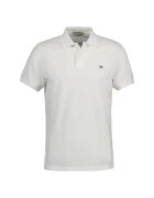 Gant Tricou polo slim fit Shield - Alb
