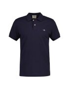 Gant Tricou polo slim fit Shield - Albastru