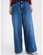 GAP Blugi baggy cu talie medie - Albastru melange