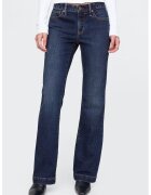 GAP Blugi cu croiala bootcut si talie medie - Albastru inchis