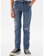 GAP Blugi slim fit Washwell - Albastru