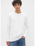 GAP Bluza cu decolteu rotund - Alb optic