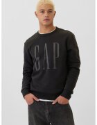 GAP Bluza de trening cu imprimeu logo supradimensionat - Negru