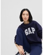 GAP Bluza de trening lejera cu logo - Bleumarin