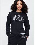 GAP Bluza de trening lejera cu logo - Negru
