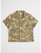 GAP Camasa cu maneci scurte si model camuflaj - Kaki inchis
