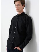 GAP Camasa Oxford de bumbac - Negru