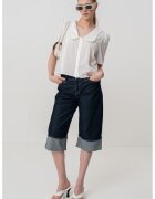 GAP Camasa relaxed fit cu guler Peter Pan - Alb