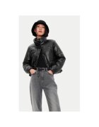 GAP Geaca dama - 305017079 - Piele ecologica - Negru - Negru