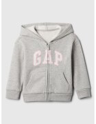 GAP Hanorac cu aplicatie logo si fermoar - Gri melange