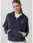 GAP Hanorac cu aspect decolorat - Albastru indigo