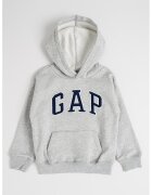GAP Hanorac cu logo supradimensionat - Gri deschis melange