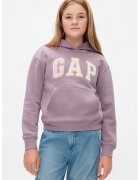 GAP Hanorac cu logo texturat - Alb/Lila