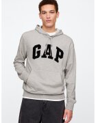 GAP Hanorac din amestec de bumbac cu logo - Gri melange
