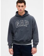GAP Hanorac supradimensionat cu buzunar kangaroo - Alb/Albastru ultramarin/Albastru prafuit