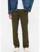 GAP Pantaloni chino cu croiala dreapta - Kaki pal