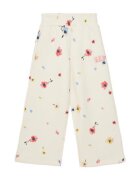 GAP Pantaloni dama cu imprimeu floral - Ecru