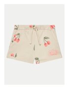 GAP Pantaloni dama - IMPRIMEU CIRESE - bumbac - roz - bej