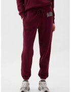 GAP Pantaloni de trening cu detaliu logo - Visiniu