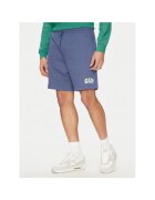 GAP Pantaloni scurti barbati - 305288547 - Bumbac/Poliester reciclat - Albastru - Albastru